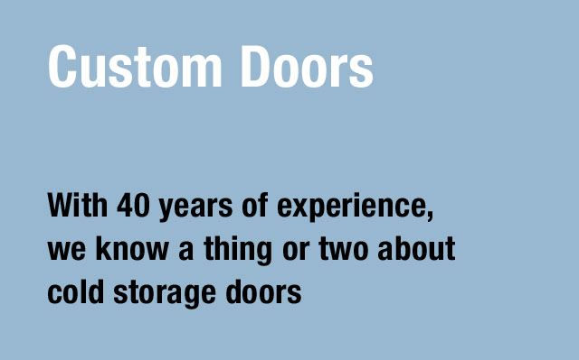 RPlus Custom Walk In Cold Storage Doors
