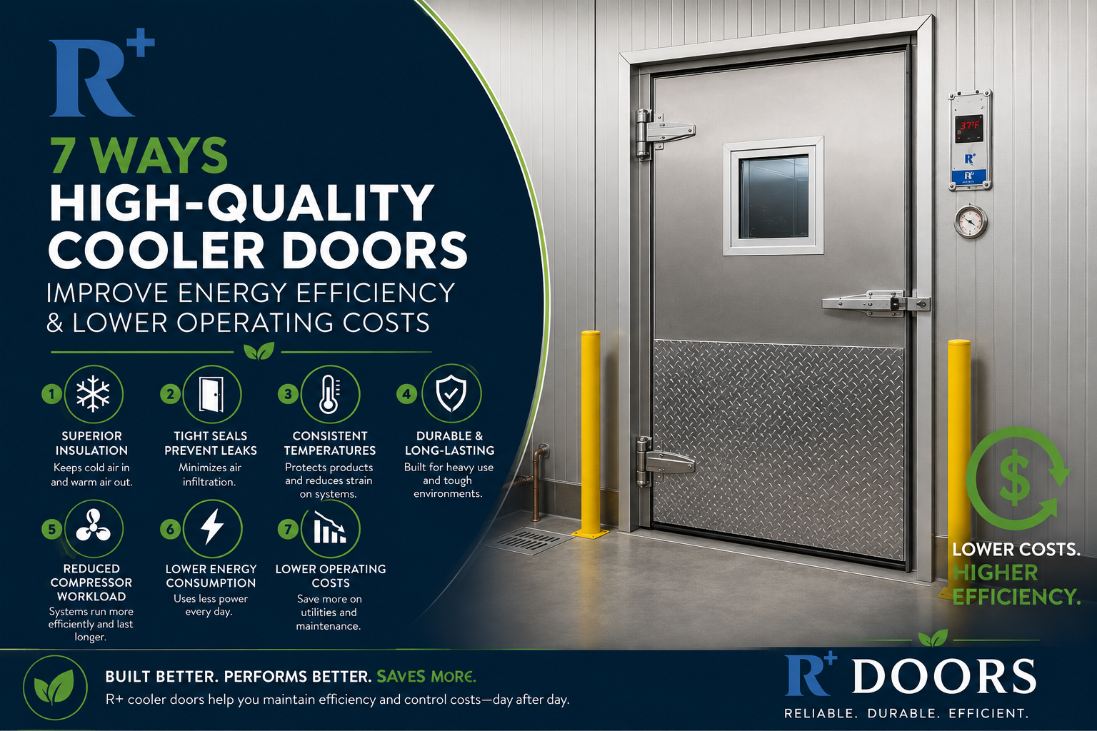 7 Ways High-Quality Cooler Doors Improve Energy Efficiency and Lower Operating Costs